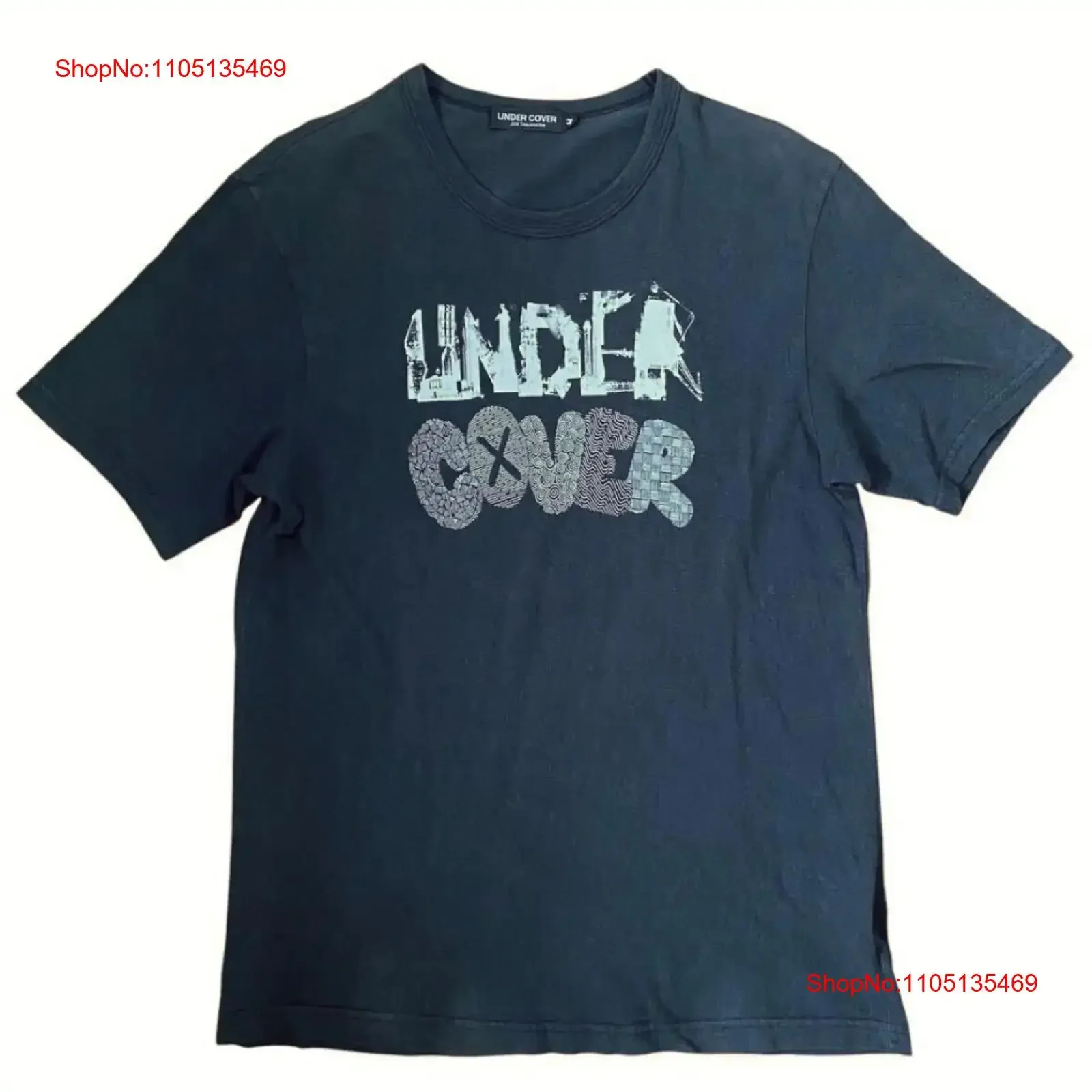 

Редкая оригинальная поддельная оригинальная футболка Undercover, мужская M, черная, Bla, винтажная, универсальная, модная, женская, слегка стильная