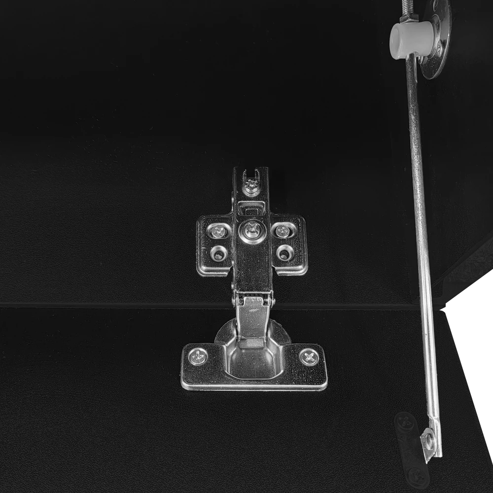 Moderner TV-Schrank mit variabler Länge (140–260 cm), drehbarer Funktion, weißes Hochglanz-Matt-Finish und goldenen Dekorationen – Detail 38