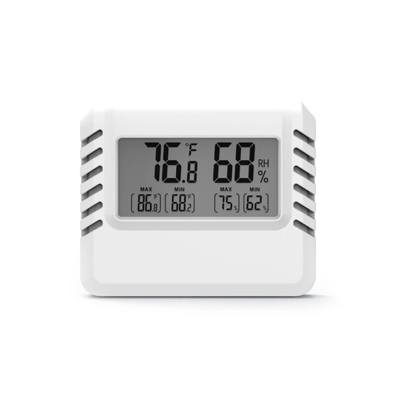 Ultra-Dunne Digitale Display Elektronische Temperatuur En Vochtigheid Meter Mini Thermometer Hygrometer Met Beugel