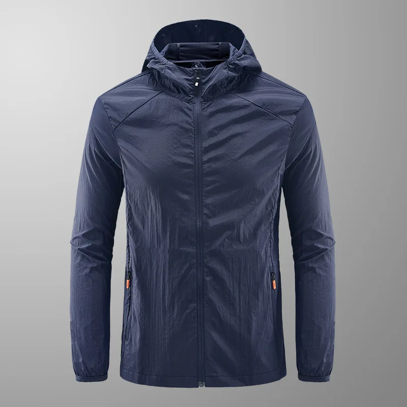 

UPF50+ Hiking SunscreenJacket Men Plus Size 8XL Waterproof Coat Quick Dry Camping Windbreaker Fishing Outdoor Anti UV Clothes