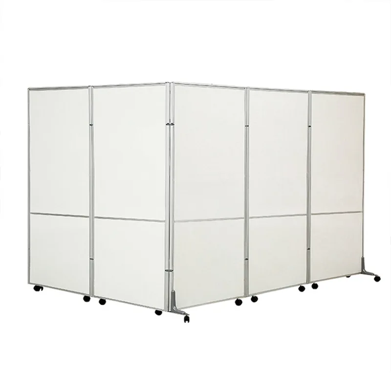 

Office screen partition mobile folding screen workshop activity office high partition wall manufacturers