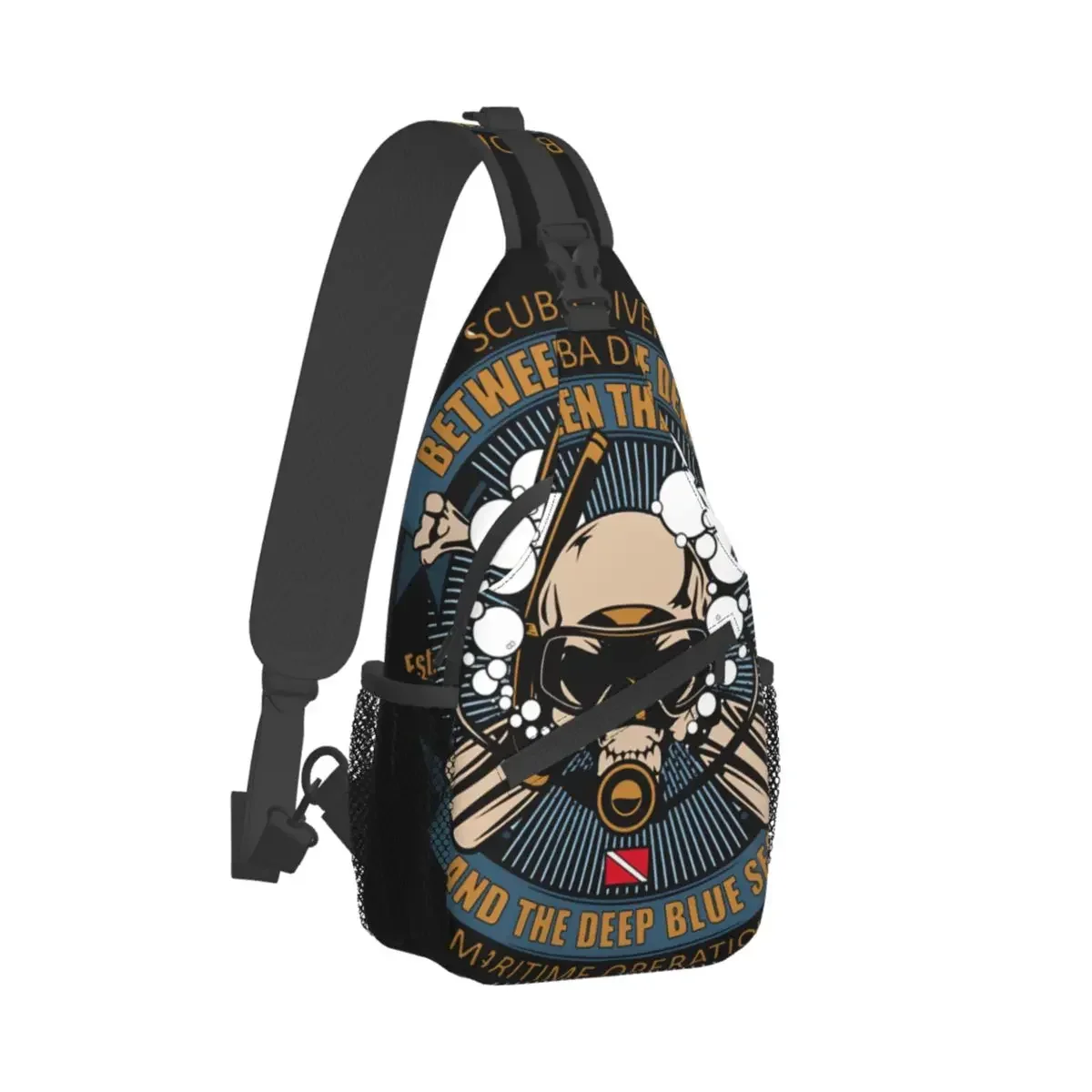 

Dive Scuba Crossbody Bag Sports Diver Est Chest Bag Unisex Women Man Fashion Shoulder Backpacks Travel