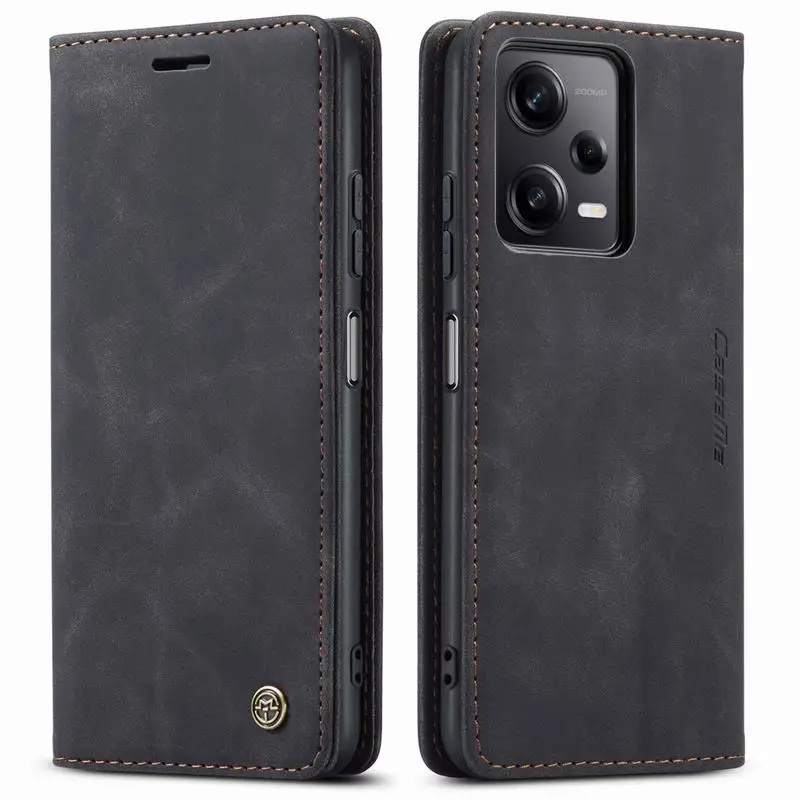 Case For Redmi Note 13 12 Pro Plus Magnetic Flip Leather Wallet Phone Hoesje Cover For Xiaomi Redmi 13C Note 8 9 10 11 12 13 Pro