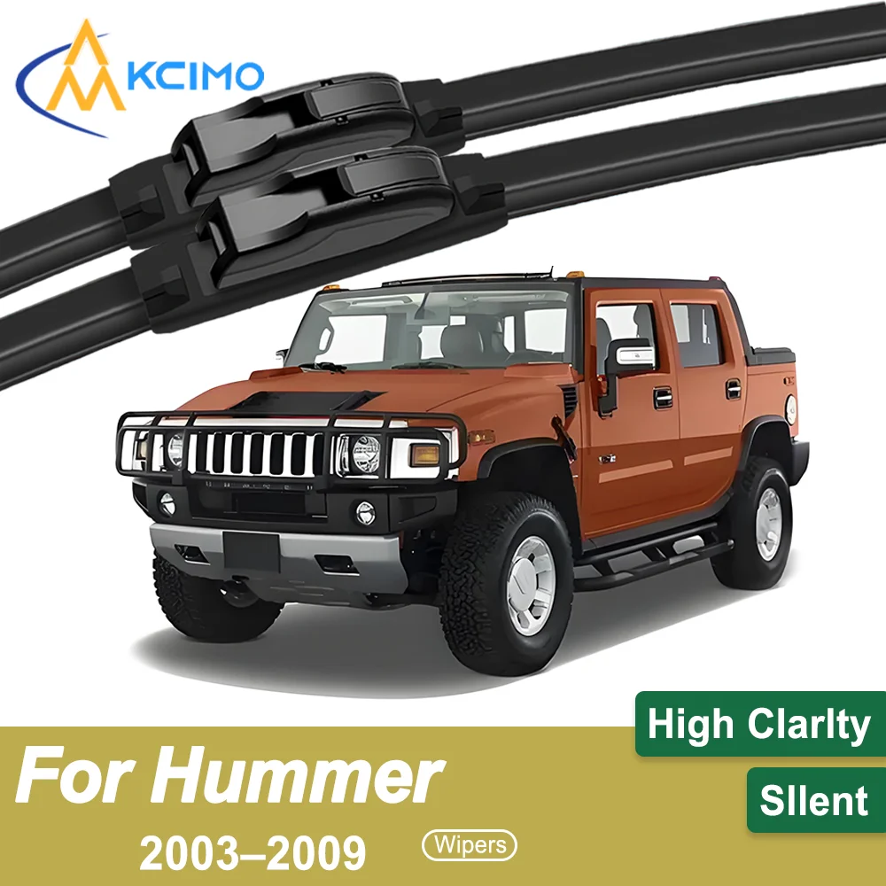 

Weather-Confident Views for Hummer H2 2003–2009: 2-Pack Premium Beam Wipers, All-Season Clarity & Low Noise