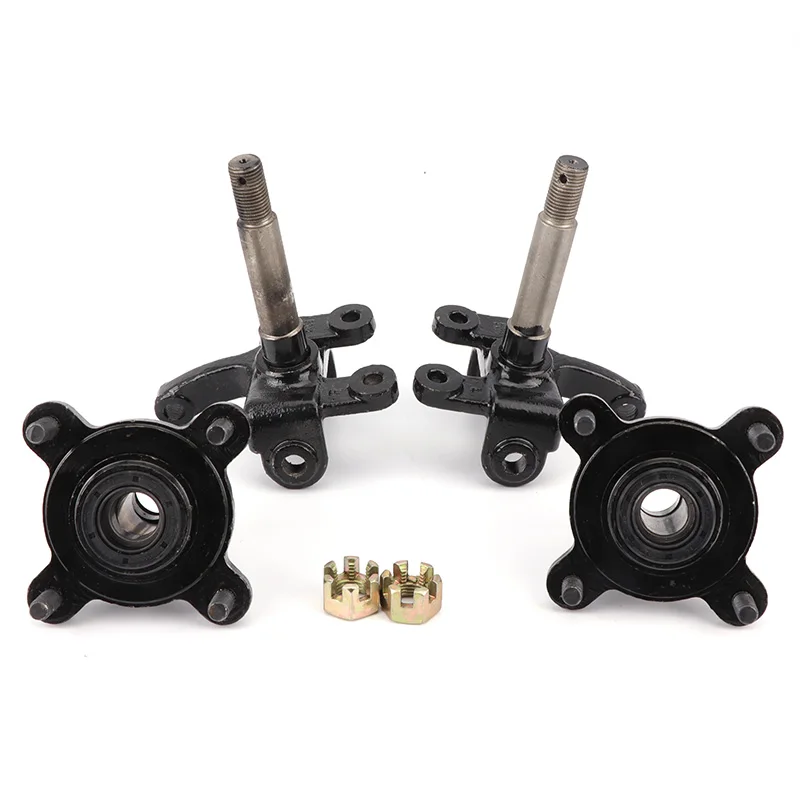 

1SET 3 Stud Steering Strut Knuckle Spindles with 108mm Brake Disc Wheel Hub Fit For DIY Electric ATV UTV Golf Buggy Bike Parts