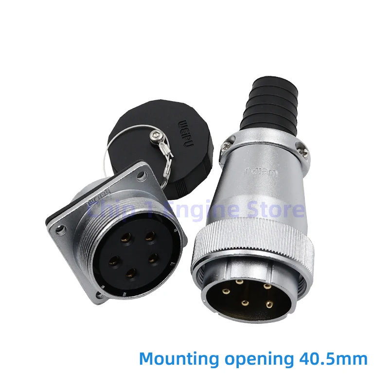 For WEIPU WS40 aviation connector WS40 TQ+Z 5 9 15 26 31 52 pin waterproof industrial connector plug and socket