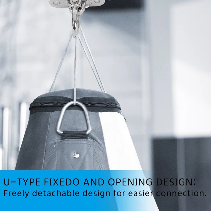 

Stainless Steel 304 Heavy Duty Swing Hangers Swing Sets 250Kg Capacity for Swing and Yoga Hammock Chair Sandbag-AB09