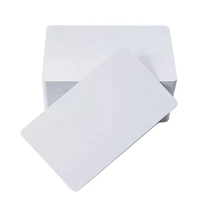 

Customized 100pcs Customized 100pcs blank pvc plastic PVC card CR80 for Evolis magicard hiti datacard zebra idp card printers