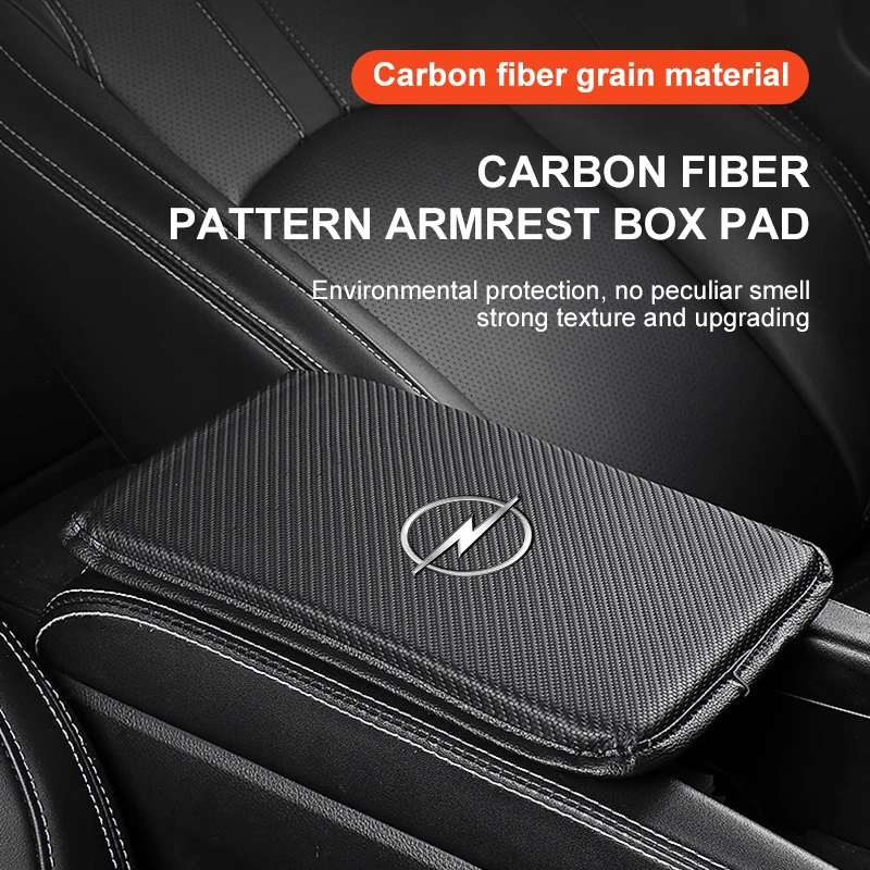 1pcs New Car Armrest Box Pad Protection Elbow Rest Cushion Console Cover For Opel Insignia Astra Antara Meriva Zafira H G Corsa