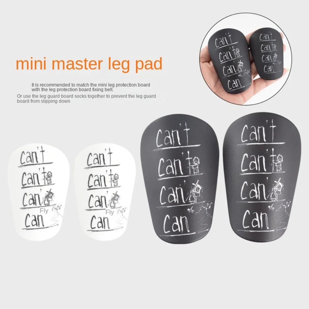 

Shock Absorbing Small Shin Pads Extra Lightweight Shockproof Mini Football Shin Pad Portable Wear-resistant Mini Shin Guards Men