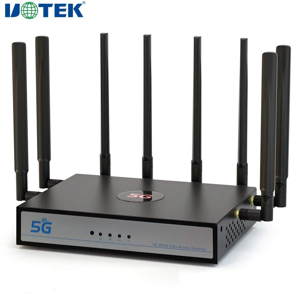 WiFi6 5G CPE Router Wireless Dual Band 802.11ax Mesh Router Internet High Speed OEM Broadband Router With SIM Card Slot UT-9155