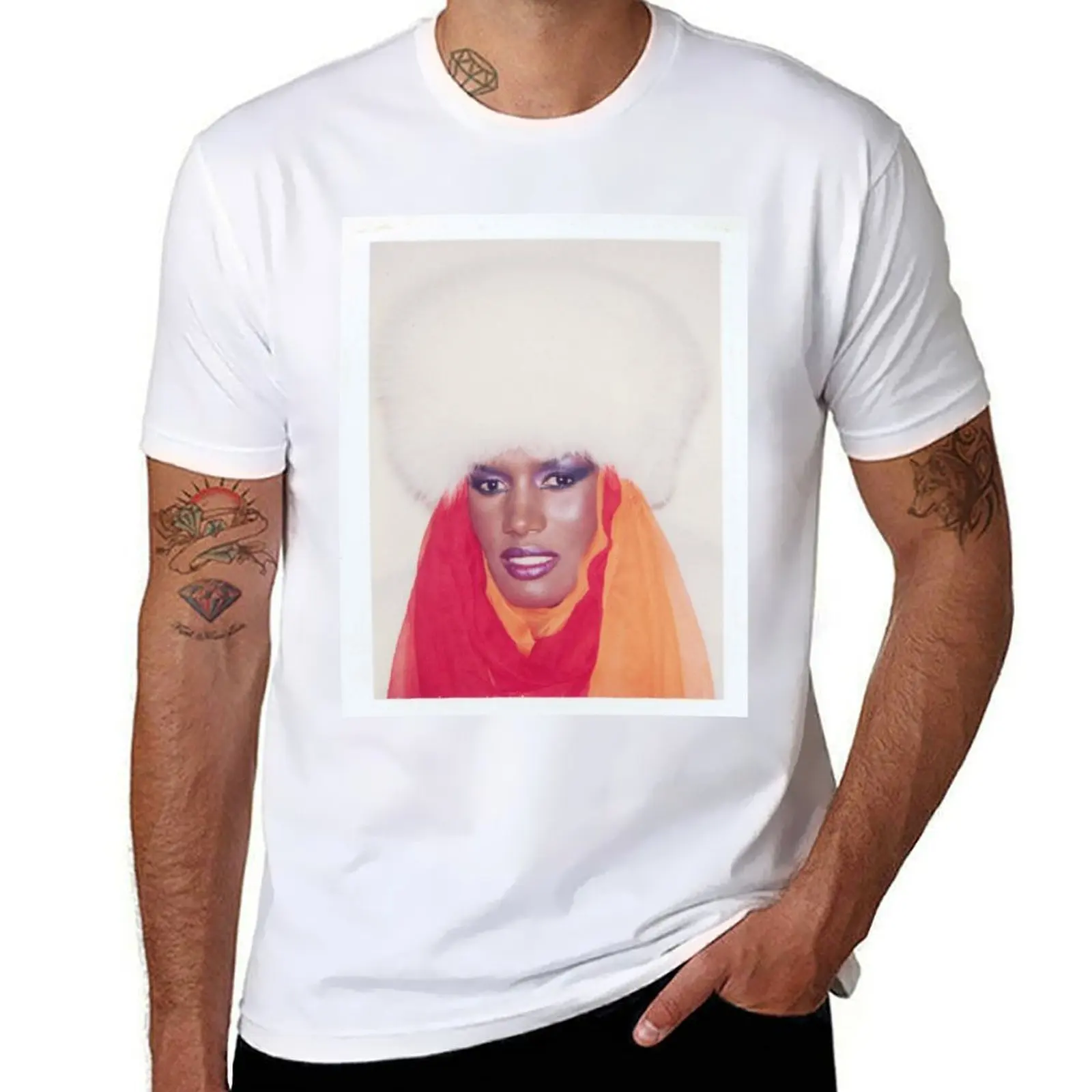 

Grace Jones T-Shirt t shirts for man cotton soft man t shirts for men casual T-Shirt