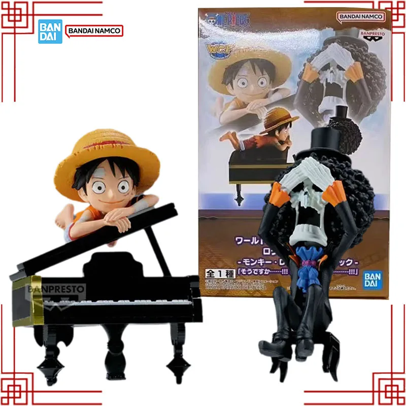 

Bandai Banpresto цельный комплект оригинальной модели WCF Log Stories Monkey D. Luffy & Burukku Аниме Фигурки Модель для игрушек Подарки