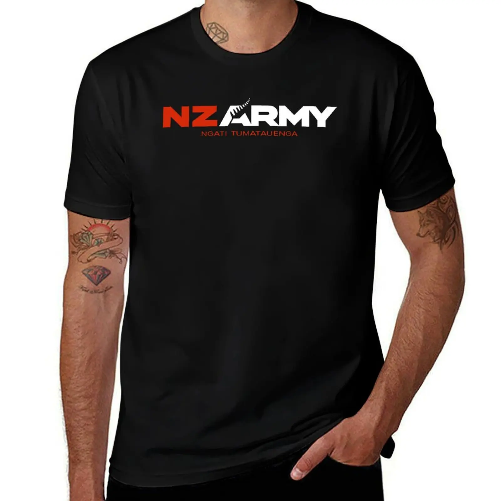 

NEW ZEALAND ARMY T-Shirt sports fans summer tops customs anime mens graphic t-shirts hip hop