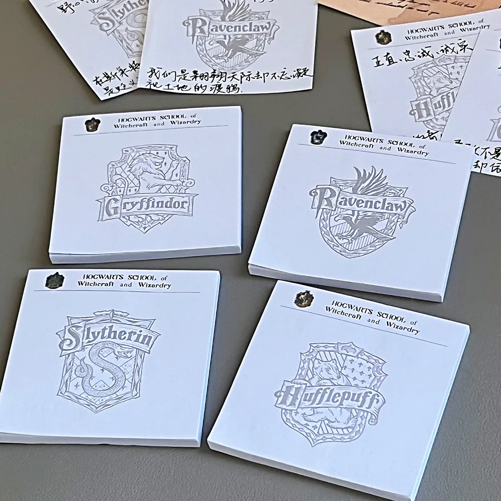 هاري بوتر هوجورتس المفكرة طالب تعلم دفتر ملاحظات اللوازم المكتبية المدرسية جريفندور سليذرين مذكرة الوسادة هدية عيد ميلاد