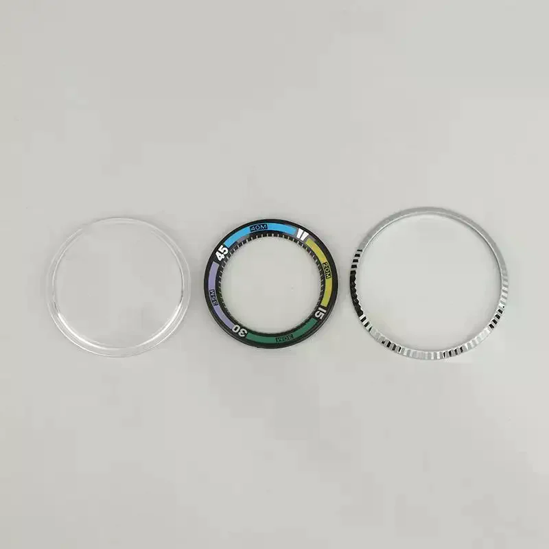 /HTF/1Pcs Watch Steel Bezel Rim Plastic Internal Mounting Replacement Parts Accessories For Sea King SK Watch 46941 46943