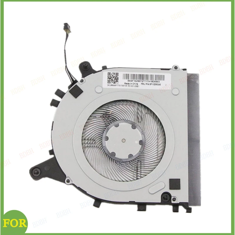 BDBH New Original For Laptop Thinkpad E14 2 4 E15 Gen 2 Intel CPU Cooling Fan C-271C-1 FRU：5F10Z58242 5F10Z58243
