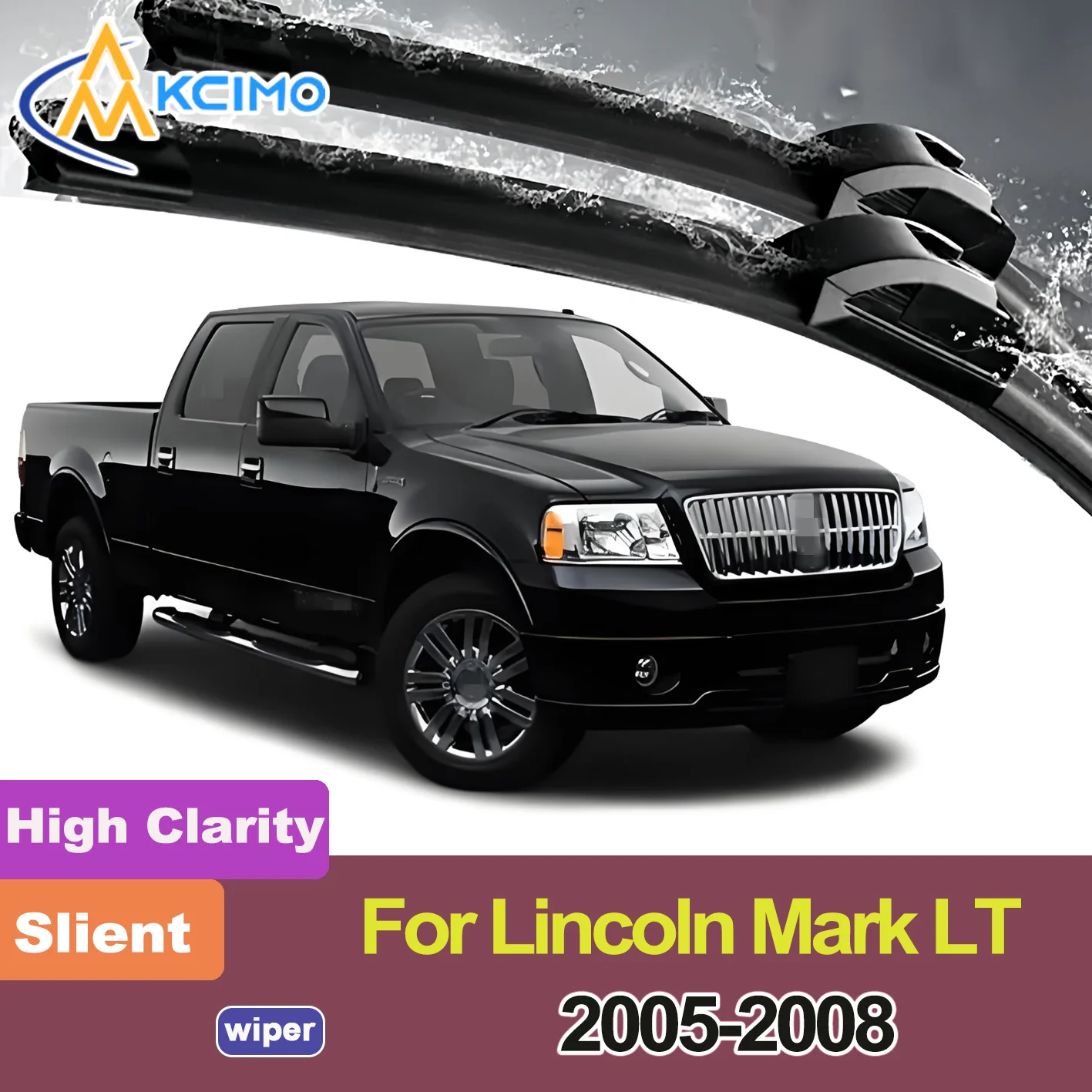 

2PCS New Front Windshield Wiper Blade for Lincoln Mark LT 2005-2008 Front Windshield Auto Wipers Blade Accessories 2008 2007