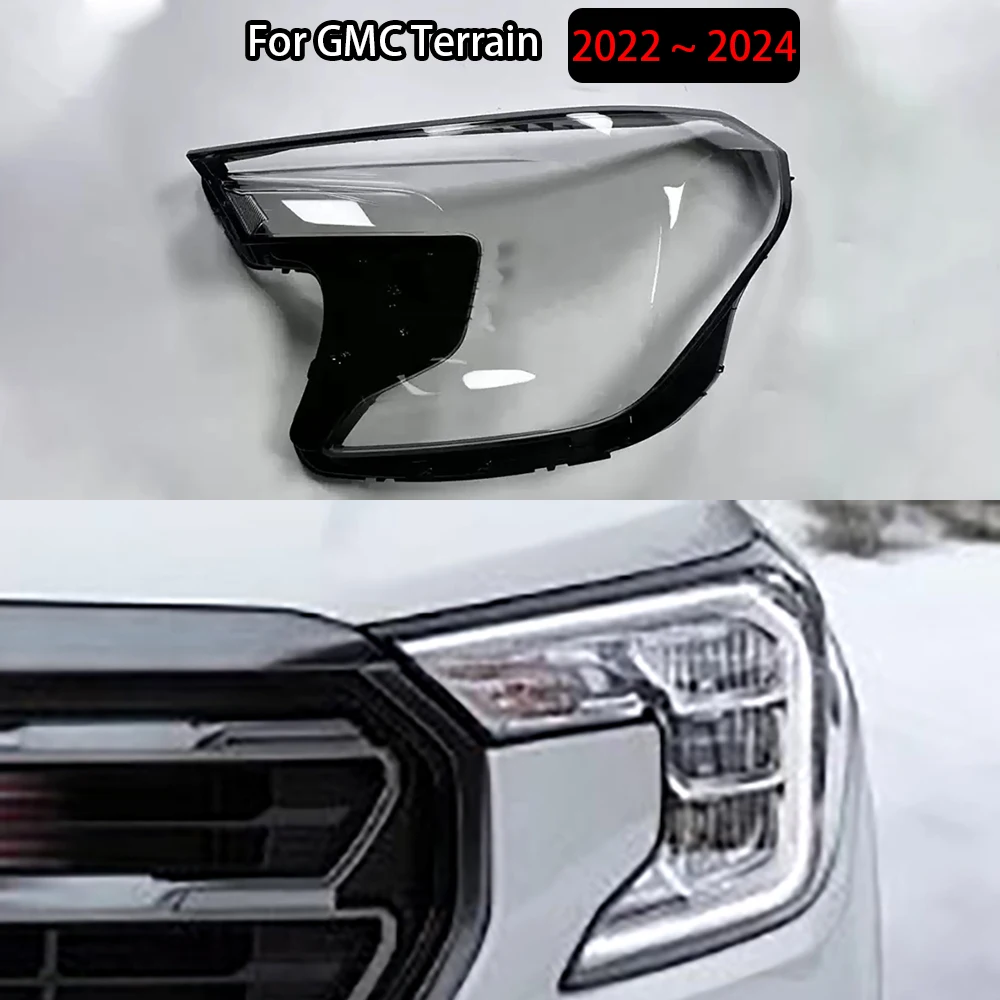 

Для GMC Terrain 2022 2023 2024, крышка передней фары, прозрачный абажур, корпус фары, абажур из плексигласа