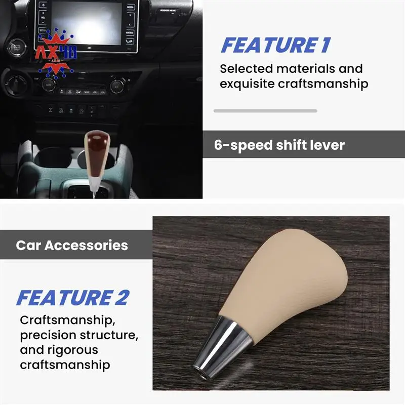 

AX48-Car Automatic Gear Shift Knob Lever Shifter Stick For Toyota Corolla Camry/Harrier Fortuner Crown Land Cruiser