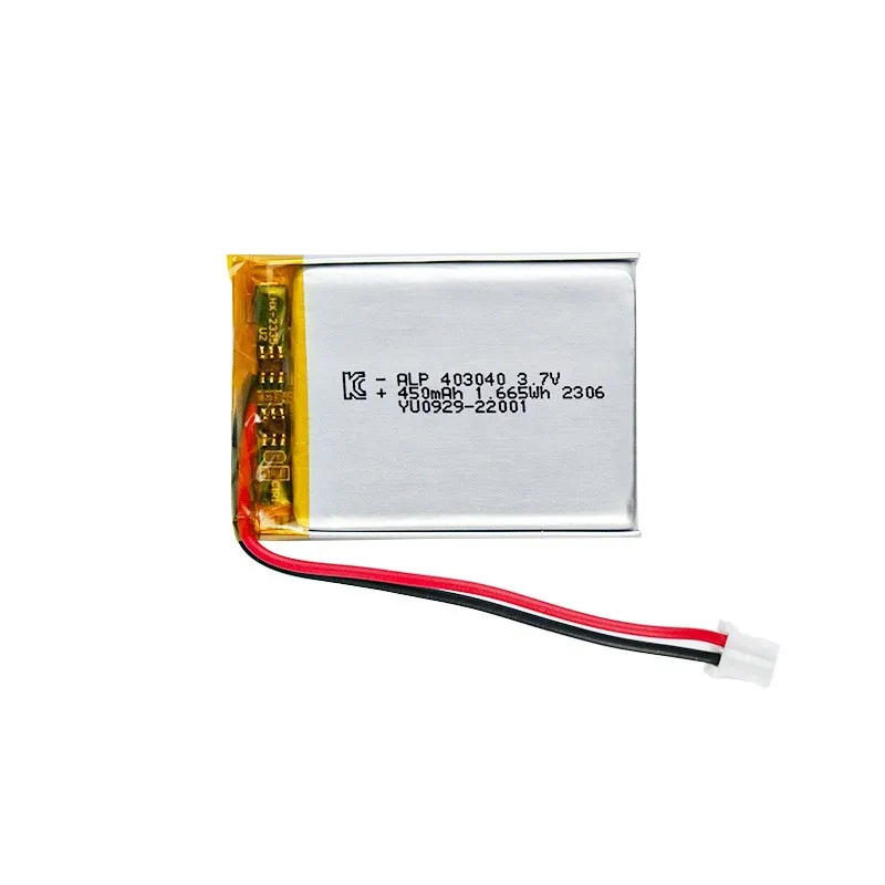 403040 lithium battery 3.7V 450mAh bluetooth speaker electronic lock smart wearable device polymer battery