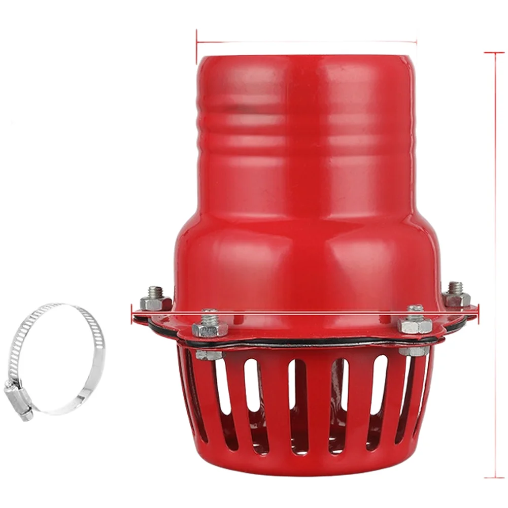 Cast Iron Foot Valve Designed for Irrigation For Water Pump Installations with Strainer and Clamp 75mm 100mm 125mm Size