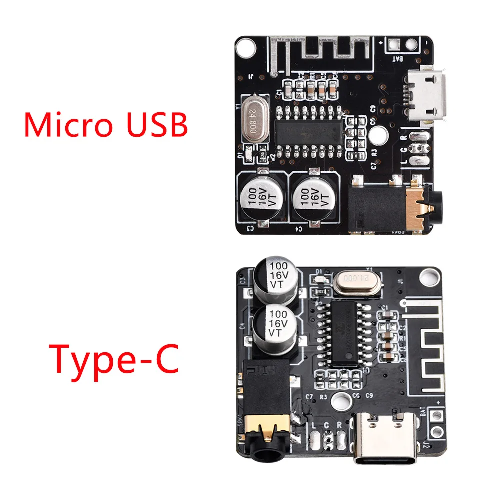 

Type-C Micro USB VHM-314 Bluetooth 5.0 MP3 Lossless Decoder Player Wireless Stereo Music Module Audio Amplifier Decoding Board