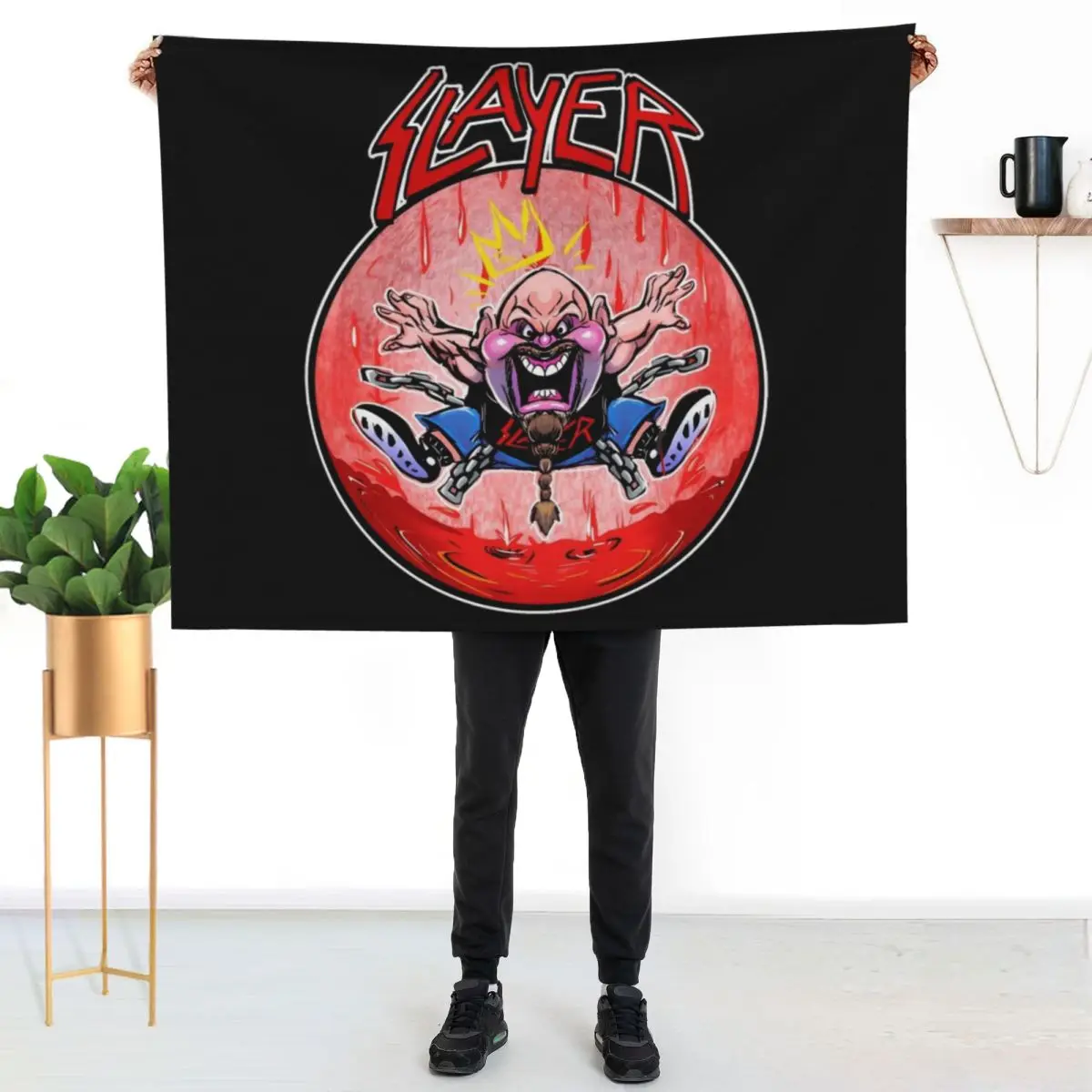 Retro Music Band- Vintage Heavy Metal Classic Throw Blanket Machine Washable Soft Warm Blanket