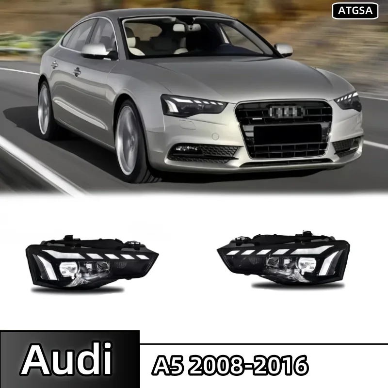 

Car headlights are suitable for non-destructive installation of Audi A5 2008-2016 new upgraded LED headlights