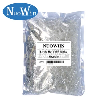 超高輝度LED麦わら帽子5mm,1000個,0.3W,0.5W,0.75W,発光ダイオード,赤,黄,緑,青,暖かい白,オレンジ