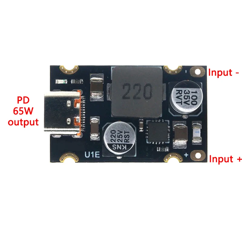 PD65W Fast Charging Module Type-C USB Interface Supports PD3.1 QC3.0 SCP PPS Fast Charger 5V 9V 12V 20V