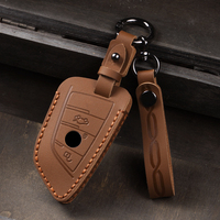 Leather Car Key Case Cover for Bmw F20 G20 G30 X1 X3 X4 X5 G05 X6 X7 G11 F15 F16 G01 G02 F48 Holder Shell Accessories