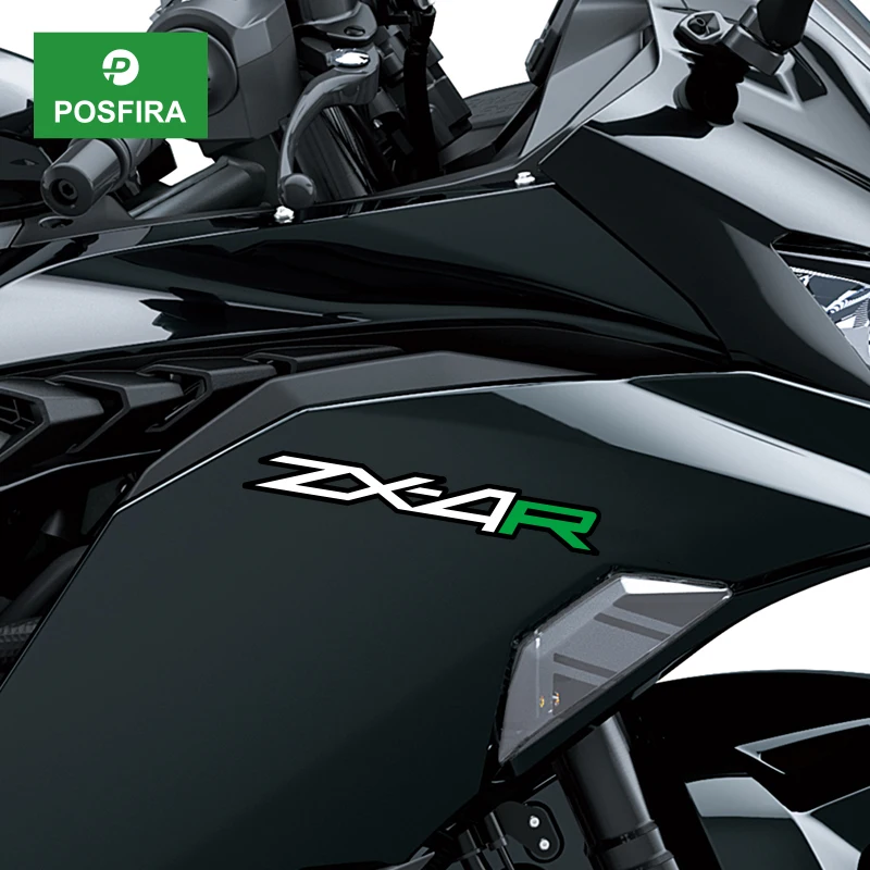 POSFIRA Motorcycle Fairing Sticker Vinyl Decals for Kawasaki ZX4R ZX 4R Ninja ZX-4R 2024 2025 2026 Motorbike Accessories