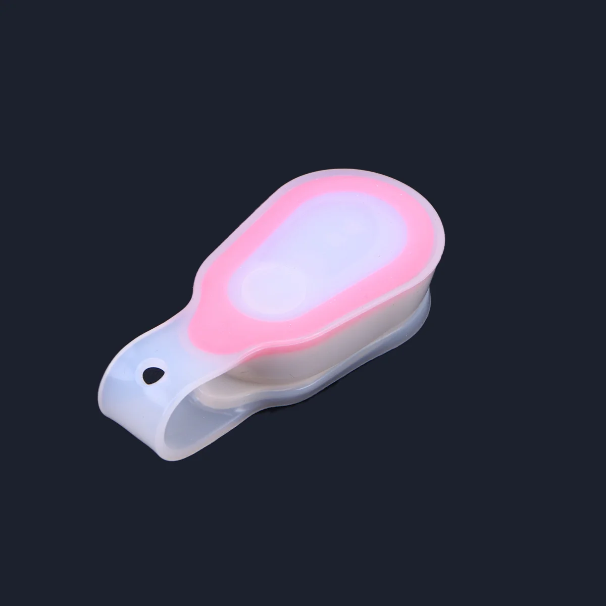 

LED Silicone Clip Light Yellow Outdoor Sports Backpack Collar Night Running Pocket Work Light Red White Flashing Mode