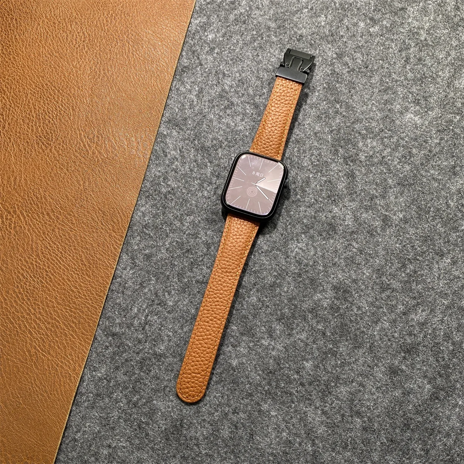 Apple Watch 용 마그네틱 가죽 스트랩 44mm 40mm 45mm 41mm 46mm 42mm 38 49mm 팔찌 iWatch 시리즈 10 Ultra 9 8 7 6 5 4 SE 밴드