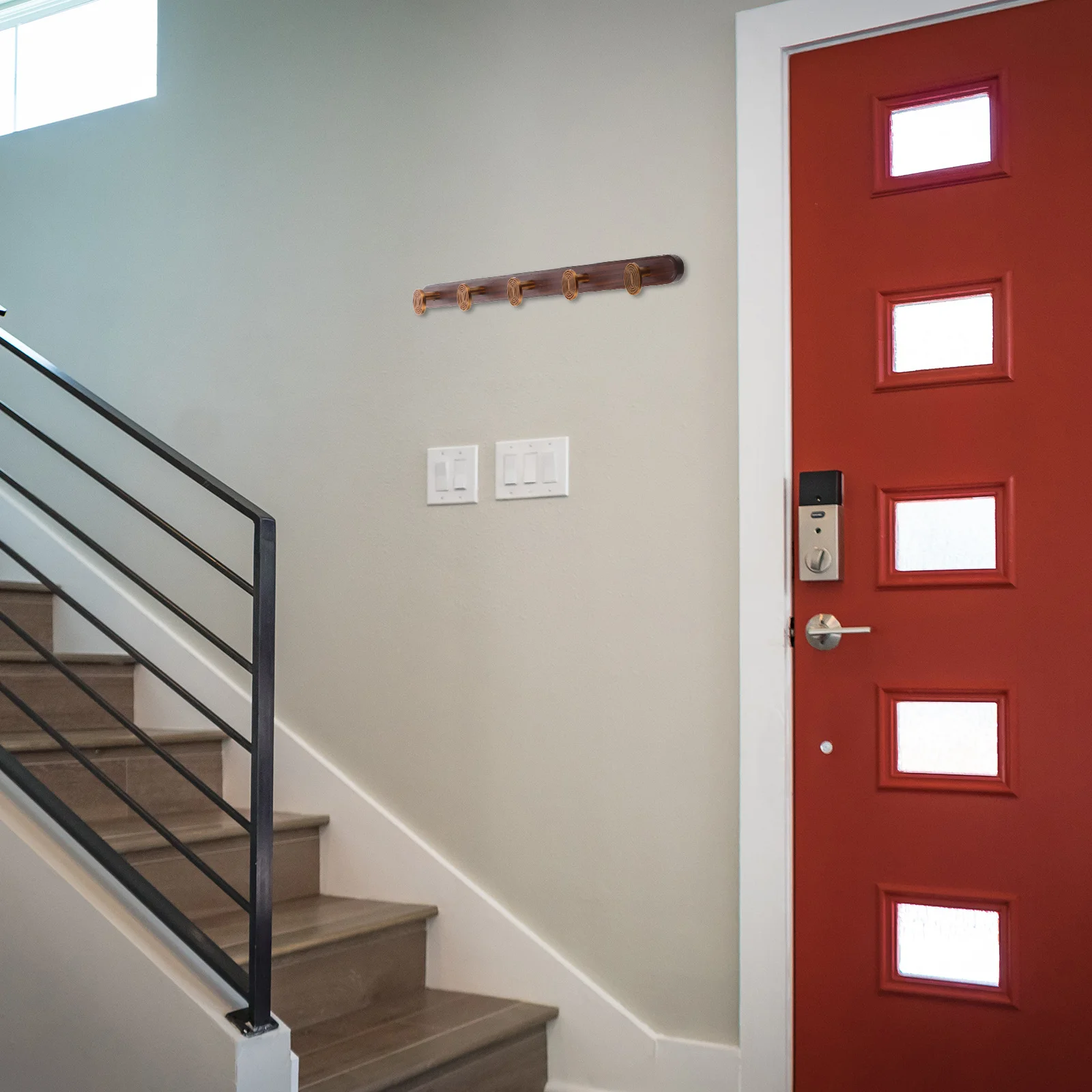 

Винтажная настенная вешалка для одежды из цинкового сплава, дерево 5, сверхпрочные крючки для ванной комнаты, прихожей, спальни, подвесные шапки, пальто, полотенца