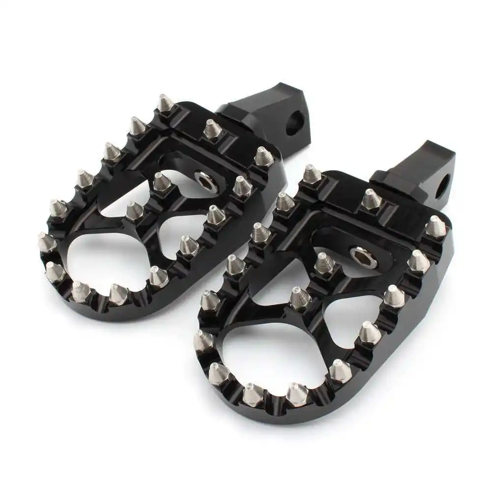 Spiked Front Rider Foot Pegs Anti Slip Large Wide Floorboard Driver Footrest Pedal for BMW R18 R 18 Aftermarket Spike Studs