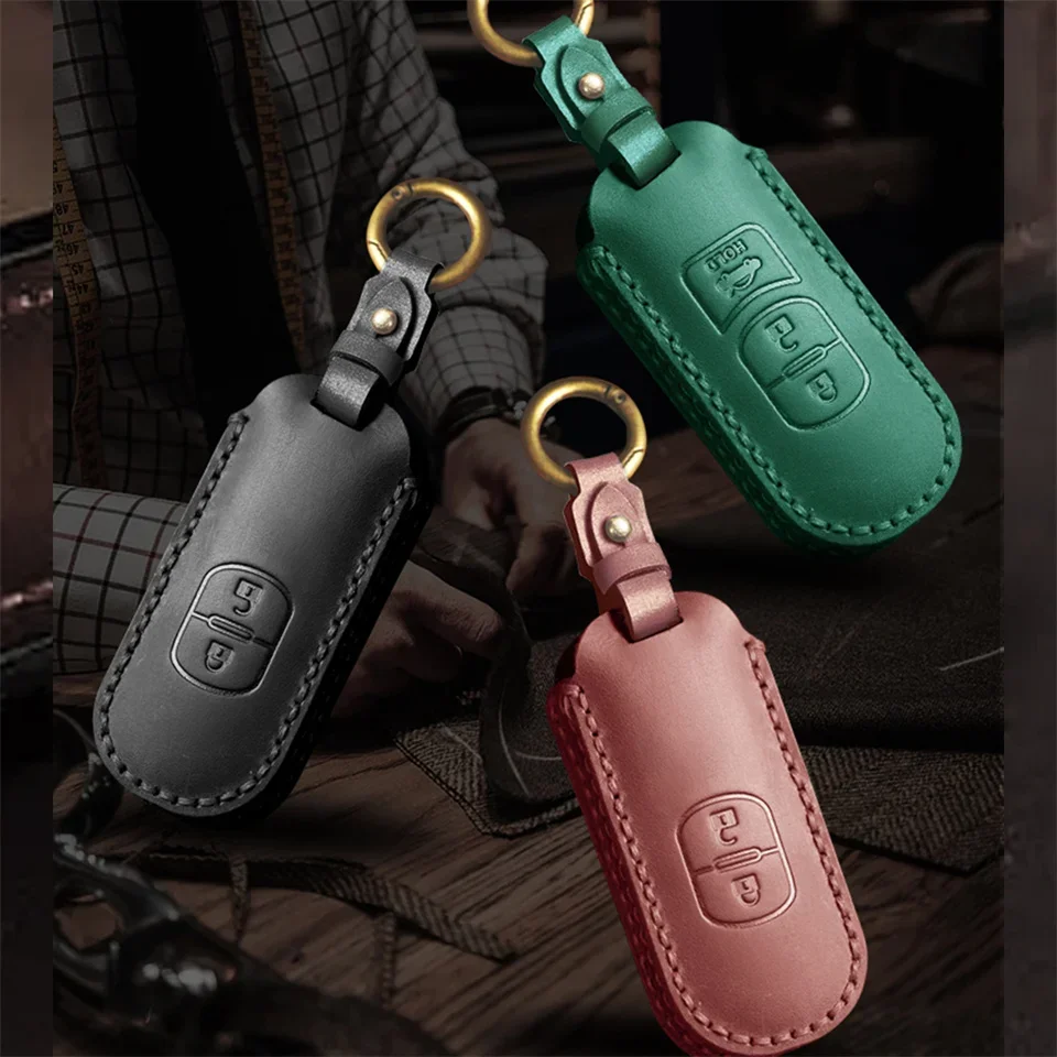 

Car Key Case Cover Key Bag For Mazda 2 3 5 6 Gh Gj Cx3 Cx5 Cx9 Cx-5 Cx 2020 Accessories Holder Shell Protect Set Car-Styling