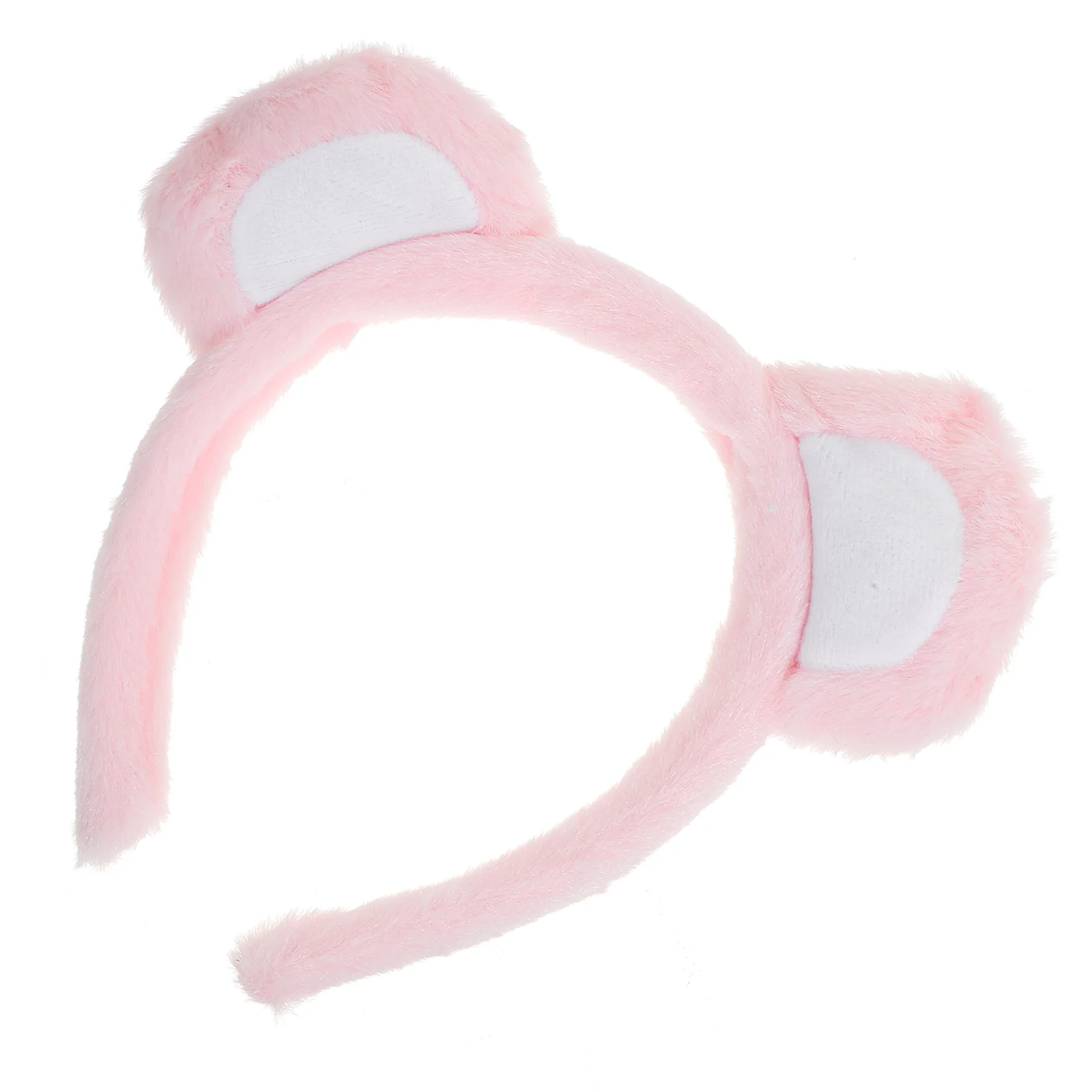 Bear Ears Headband Costume Accessories Adult Spa Headbands for Women Cosplay Headdress Plush