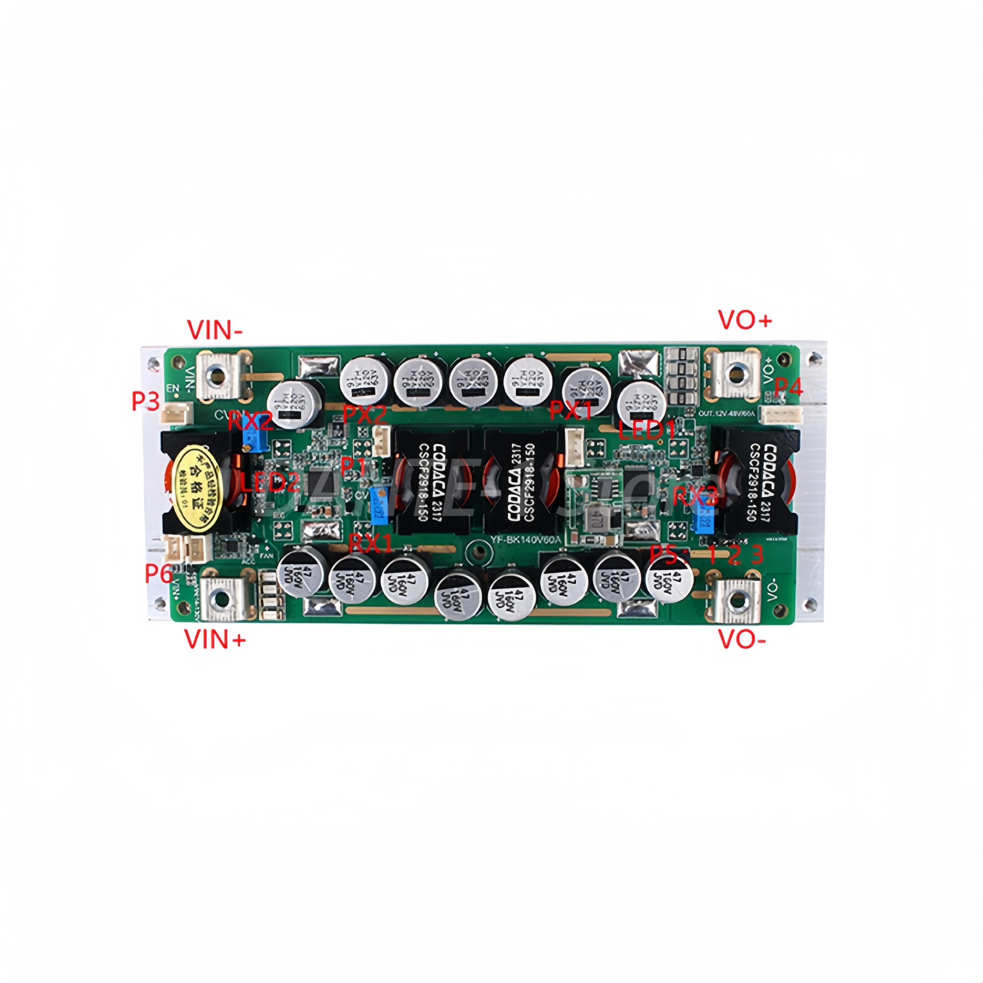 3500WDC step-down power supply input 12-140V to 3-56V 70A high-efficiency fuel cell power supply