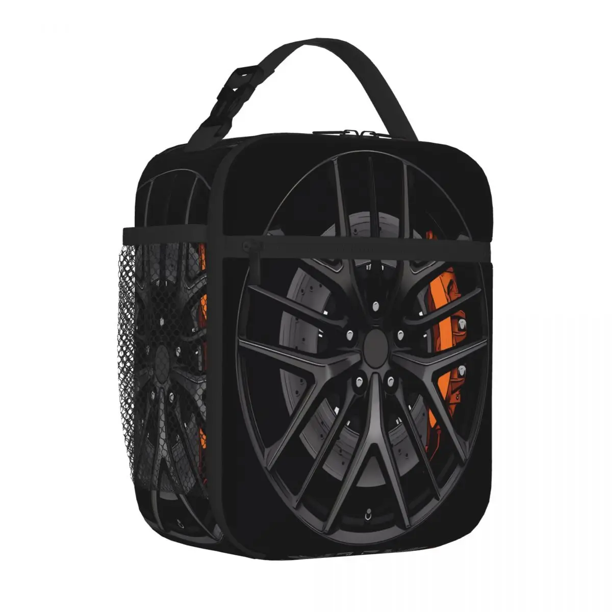 

Bestselling R35 Wheel Design Transparent Detail Sports Lunch Bag Lawn Dining Lunch Carrier