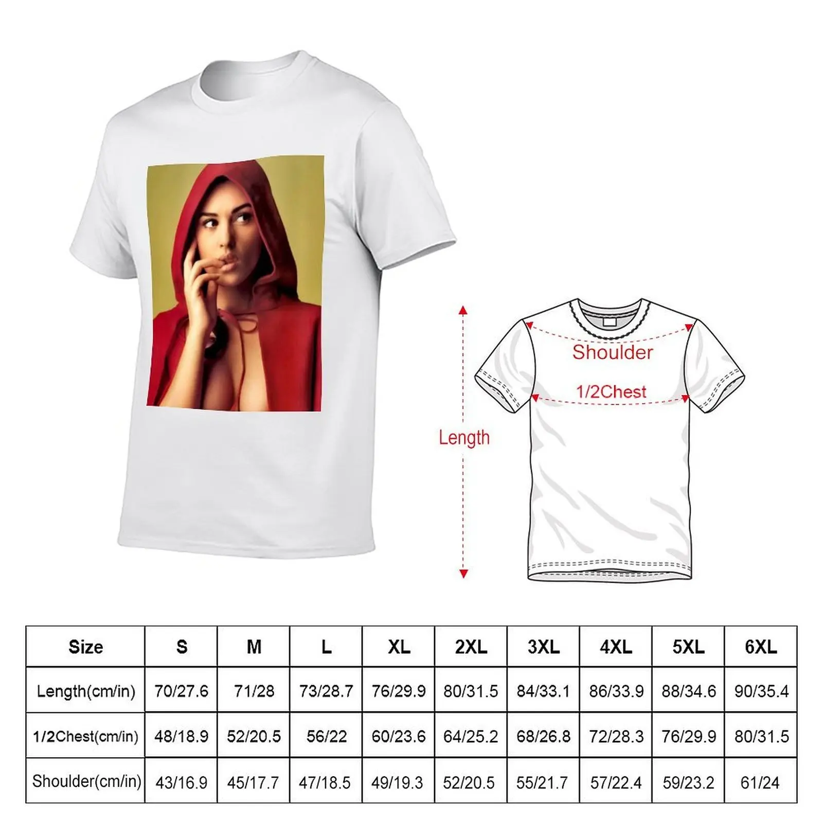 Monica Bellucci T-Shirt luxury designer graphics mens clothing