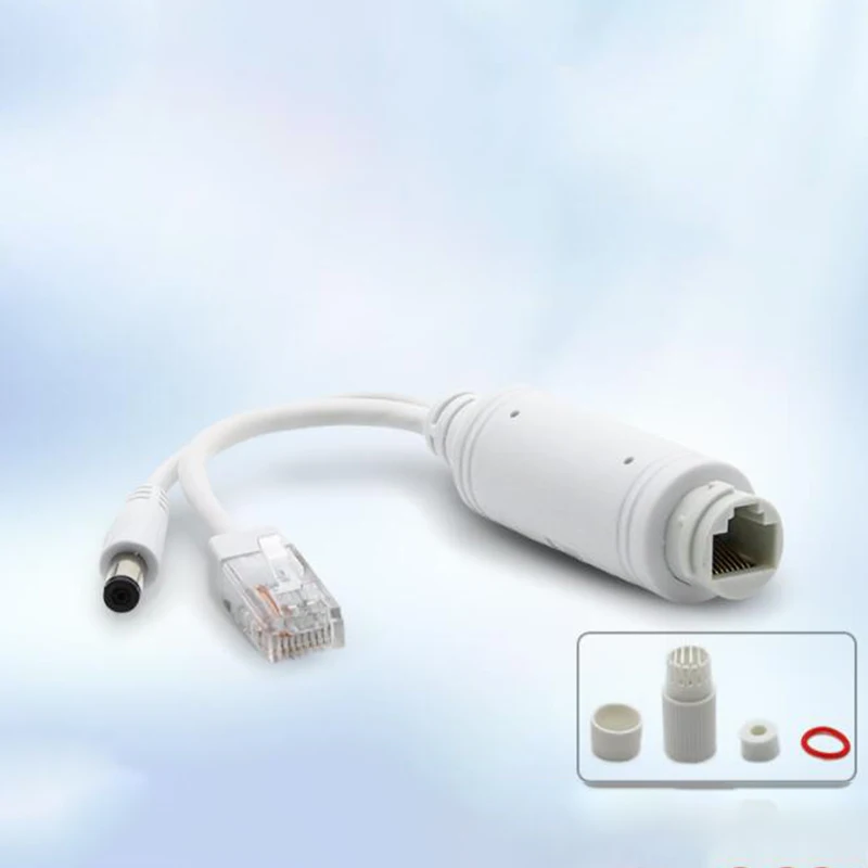 48V to 12V POE Splitter Waterproof Adapter Cable Power Supply Module POE Splitter Injector for CCTV Camera