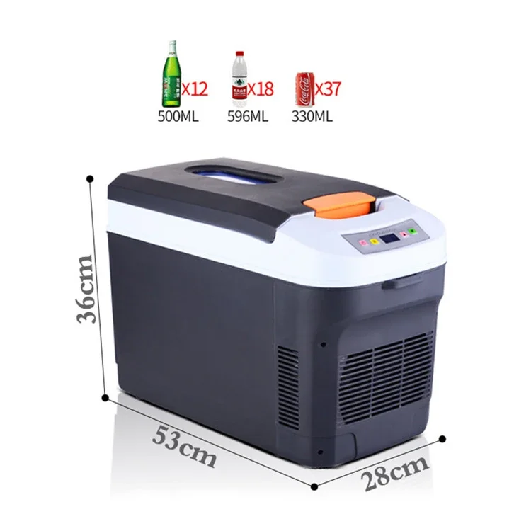 25L small smart car appliance/home fridge/ hotel mini bar fridge with AC/DC12 volt hot cold refrigerators