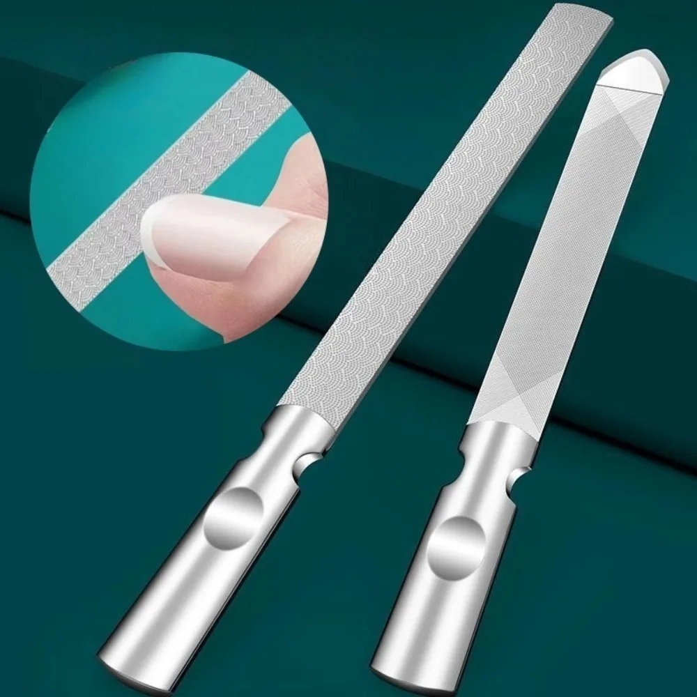 

Stainless Steel Double Sided Nail Files Manicure Pedicure Tool High-Quality Professional Finger Toe Nail Care Tools Lima De Uñas