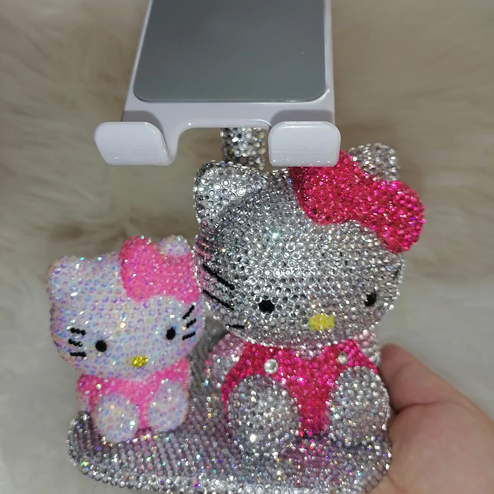 Rhinestone Crystal Bling Tablet Mobile Phone Desktop Phone Stand for iPad Desk Holder Adjustable Desk Bracket Smartphone Stand