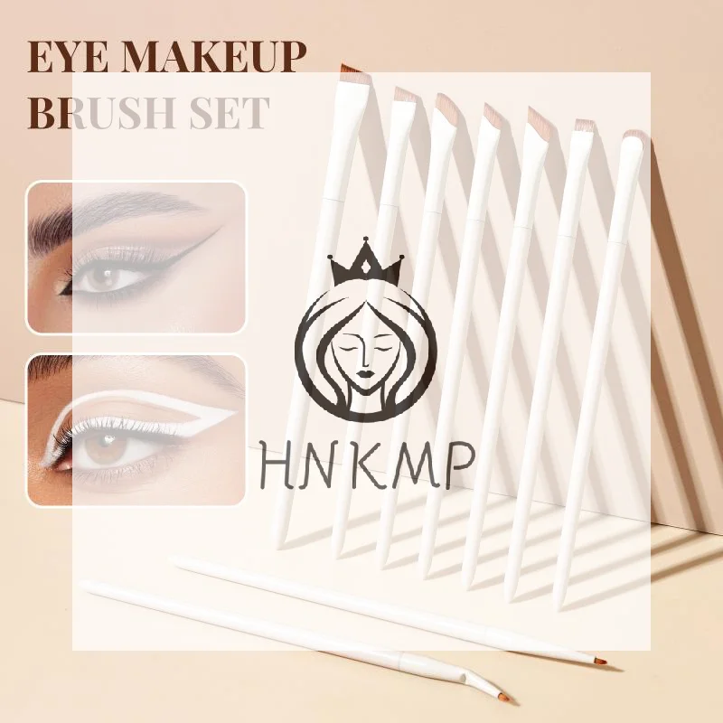 1/3/7/9 Eye Makeup Brushes Set Eyeliner Brush Oblique Head Ultra-Fine Eyeshadow Brush Detail Brush Suitable For Makeup