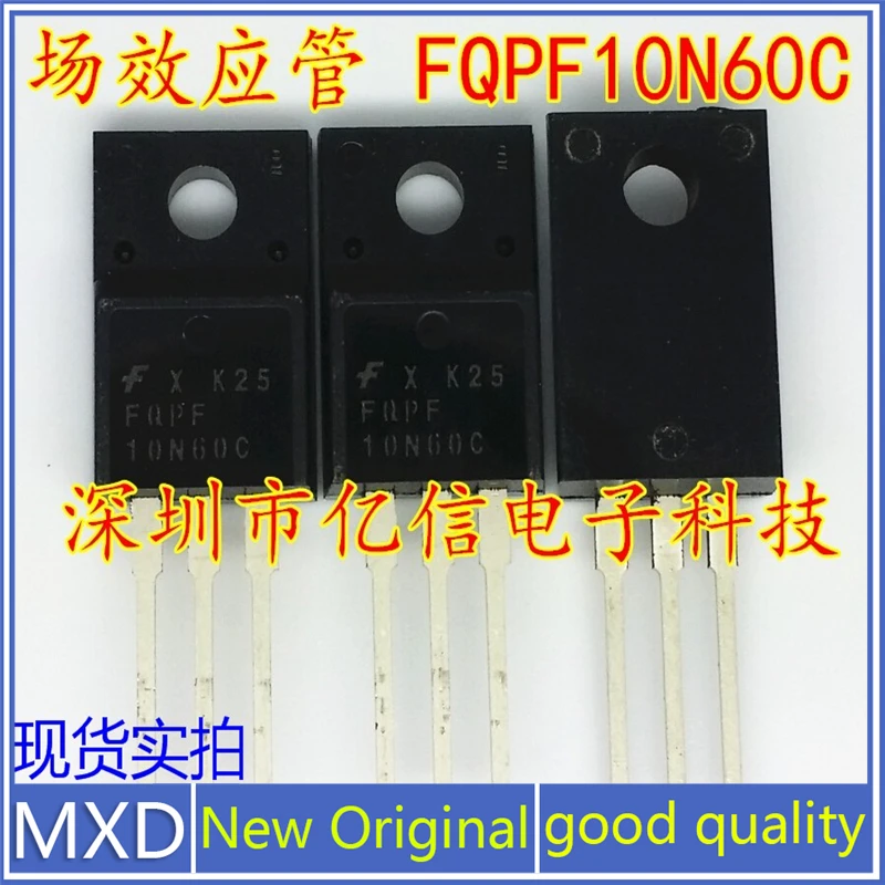 

5Pcs/Lot New Original FQPF10N60C Field Effect Tube 10N60 10A600V In Stock Good Quality