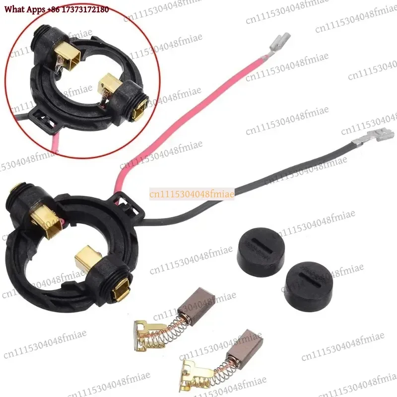 Carbon Brush Assembly with Holder Caps Fit G18DSL G18DL G14DSL G14DL Power Tool Spare Parts