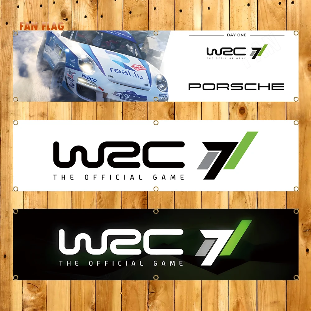 

60X240cm World Rally Championship WRC Flag Banner Polyester Printed Garage or Outdoor Decoration Tapestry
